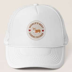 Casquette Chapeau du meilleur père de Corgi au monde Cadeau