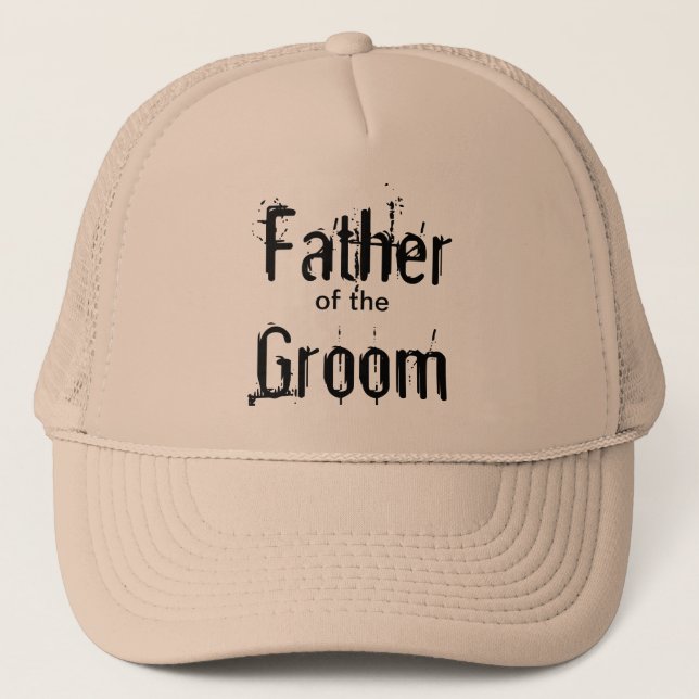 Casquette Chapeau du Père du Marié (Devant)