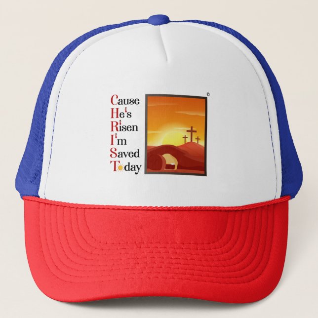 Casquette Chapeau du Trucker Acronyme Christ (Devant)