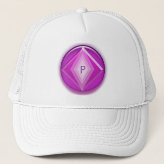 Casquette Chapeau - Emblème tridimensionnel en violet et ros