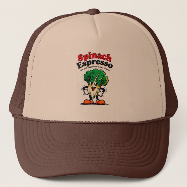Casquette Chapeau Expresso Épinard (Devant)