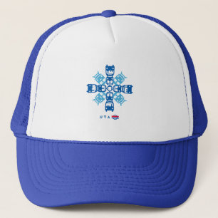 Casquette Chapeau flocon de neige d'hiver UTA