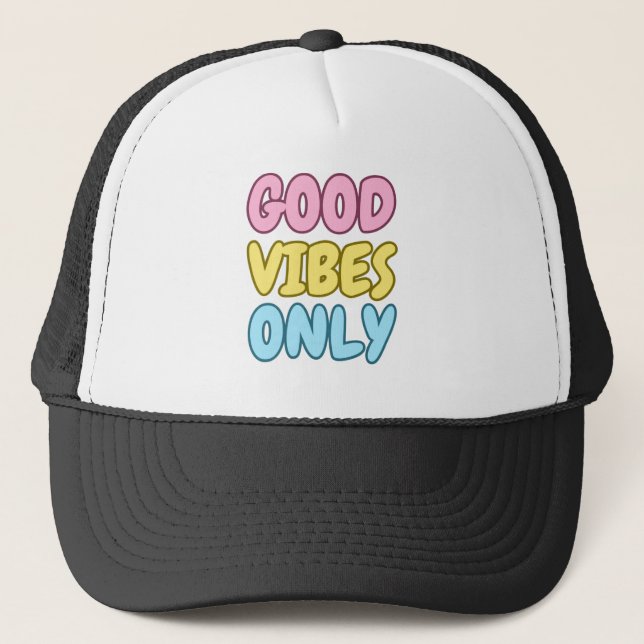 Casquette Chapeau Good Vibes Only  (Devant)