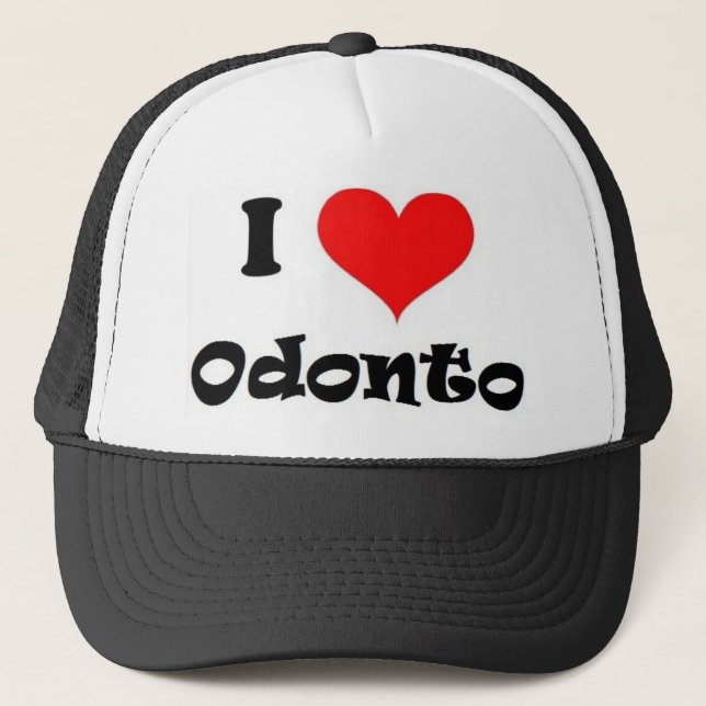 Casquette Chapeau j'aime odonto (Devant)