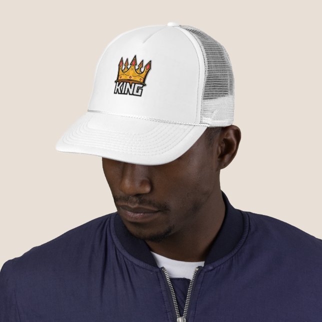 Casquette Chapeau King Crown Trucker (En situation)