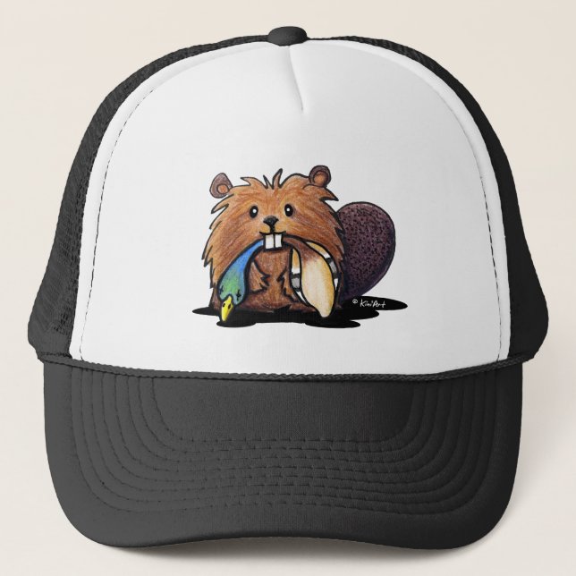 Casquette Chapeau KiniArt de castor mignon (Devant)