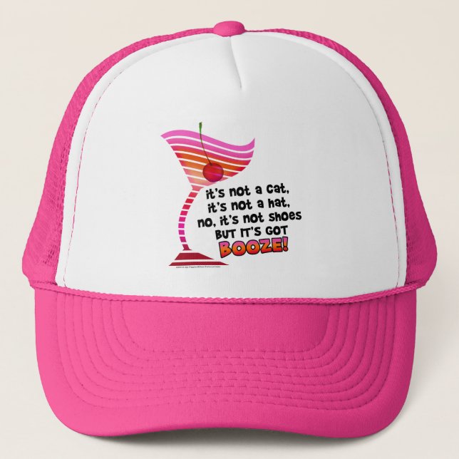 CASQUETTE CHAPEAU - MAIS IL Y A DE L'ALCOOL ! (Devant)