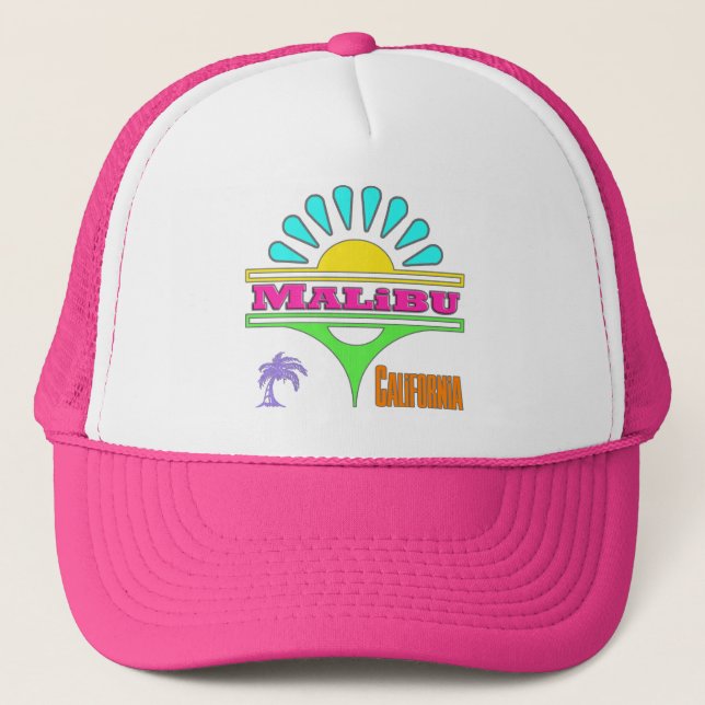 Casquette Chapeau "Malibu Colorful 1" (Devant)