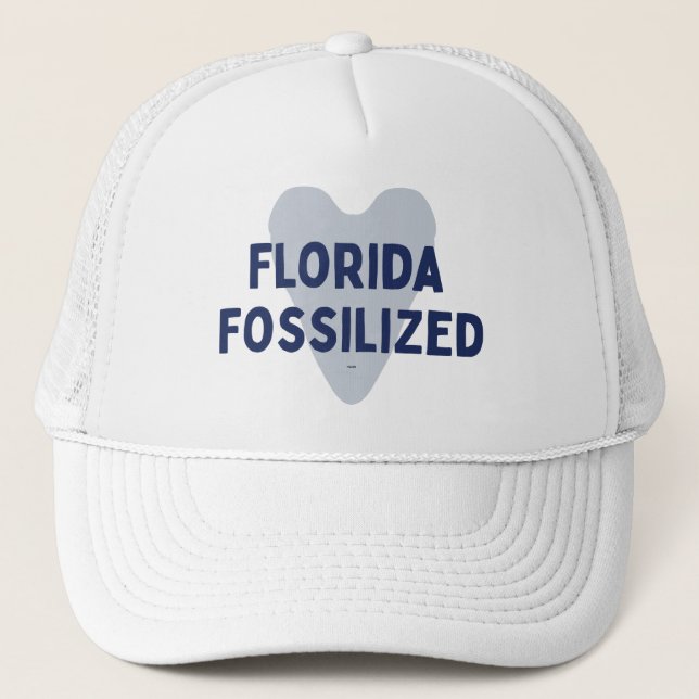 Casquette Chapeau Méga Dent Fossilisée de Floride (Devant)