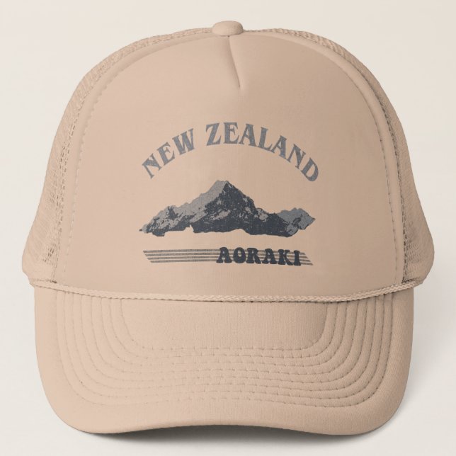 Casquette Chapeau Mont Cook Aoraki Nouvelle-Zélande (Devant)