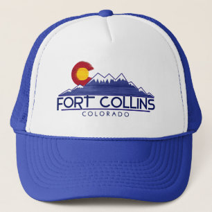 Casquette chapeau montagnes bois de Fort Collins