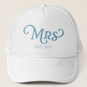Casquette Chapeau MRS Année d'Établissement Mariée sur mesur
