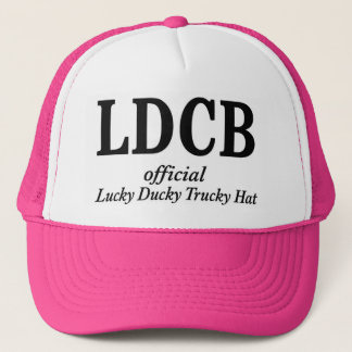 Casquette Chapeau officiel Lucky Ducky Trucky : Rose avec in
