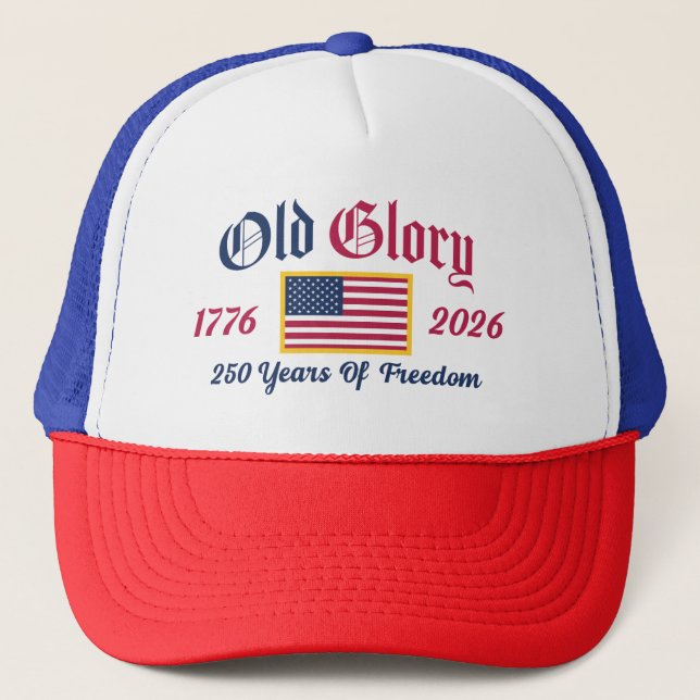 Casquette Chapeau "Old Glory" pour le 250e anniversaire des  (Devant)