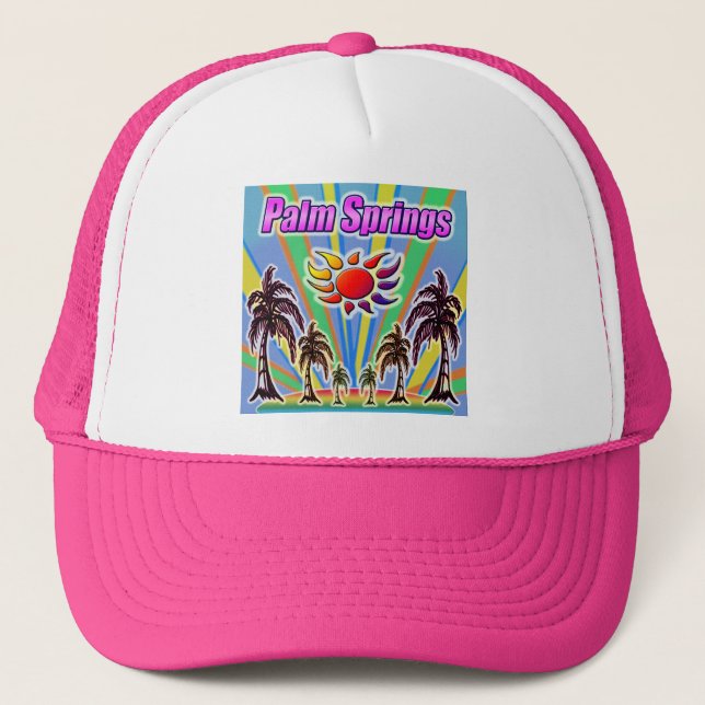 Casquette Chapeau Palm Springs Summer Love (Devant)