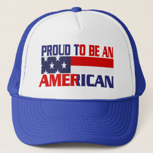 Casquette Chapeau patriotique Fier d'être un Américain