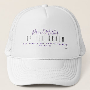 Casquette Chapeau personnalisé de la mère du marié HAMbyWG