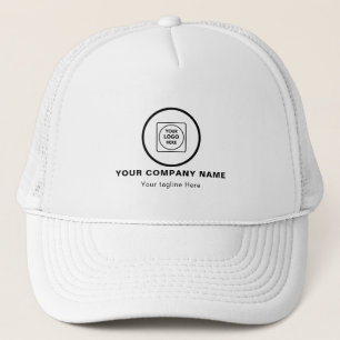 Casquette Chapeau promotionnel blanc avec slogan et logo d'e
