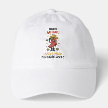 Chapeau Rétro Chili Boire Texte Personnalisé
