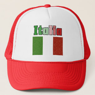 Casquette Chapeau Rétro Drapeau Vintage Italie