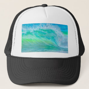 Casquette Chapeau Surf Blue Ocean Wave