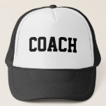 Casquette Chapeau Trucker COACH {Black}<br><div class="desc">Le cadeau parfait pour votre entraîneur !</div>