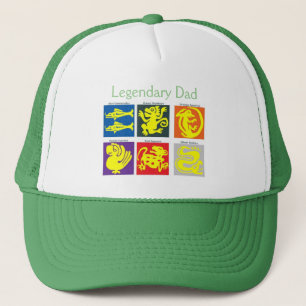 Casquette Chapeau vert légendaire pour camionneur