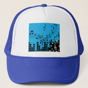 Casquette Chapeaux camionneurs d'illustrations musicales