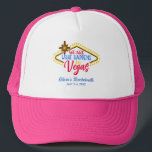 Casquette Chapeaux de camion rose Las Vegas<br><div class="desc">Préparez-vous pour un week-end mémorable à Las Vegas avec ces casquettes personnalisables.</div>