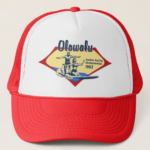Casquette Chapeaux de Trucker Hawaiien Tandem Surfing