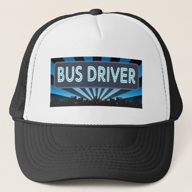 Casquette Chapiteau de chauffeur de bus (Devant)