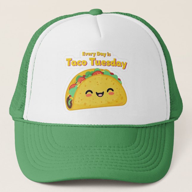 Casquette Chaque jour est mardi Taco (Devant)