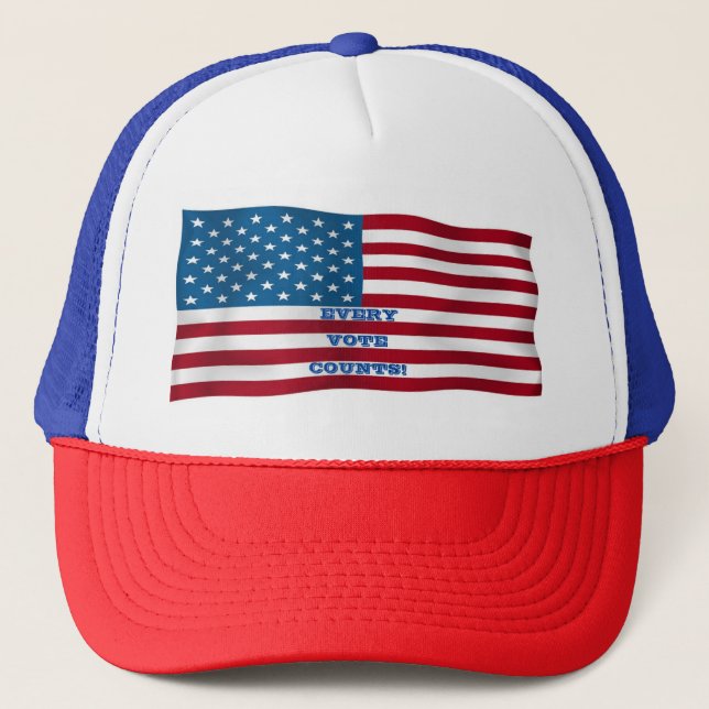 Casquette Chaque Vote Compte ! -Casquette Trucker (Devant)