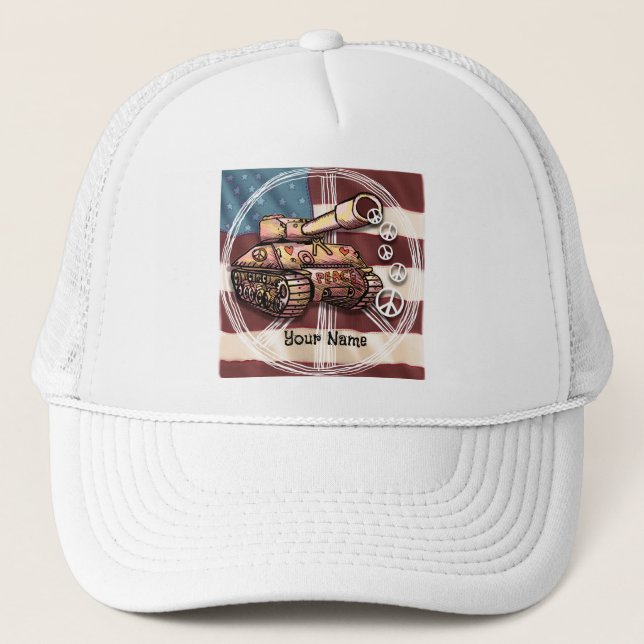 Casquette Char de paix USA (Devant)