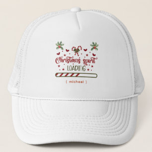 Casquette Chargement d'esprit de Noël personnalisé