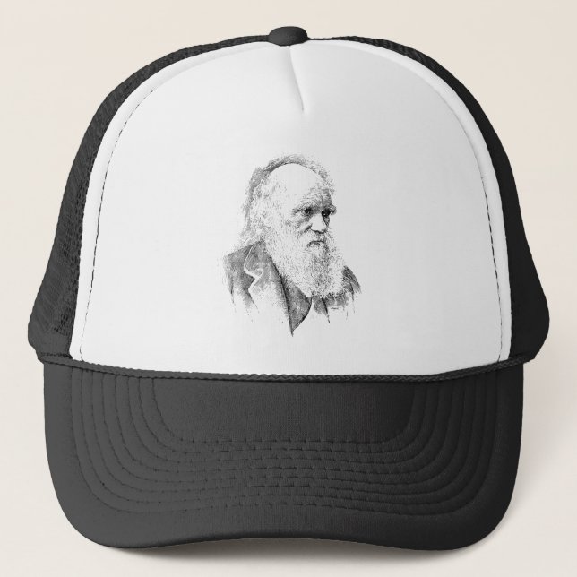 Casquette Charles Darwin, l'origine des espèces 1872 (Devant)