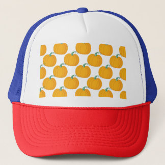 Casquette Charme citrouille : Motif Vintage à main.