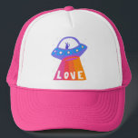 Casquette Charming Aliens de l'espace Martians UFO mignon AM<br><div class="desc">J'espère que vous aimez ce design amusant. Ajoutez votre propre texte à l'avant ou à l'arrière. Consultez ma boutique pour trouver d'autres articles correspondants comme des autocollants, des tasses, des cartes, des tshirts, des serviettes, du papier d'emballage ainsi que d'autres motifs. Merci d'avoir fait des emplettes avec moi ! Si...</div>