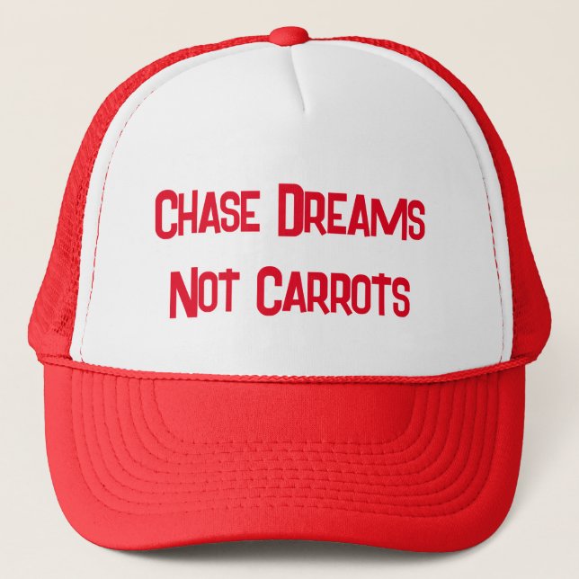 Casquette Chase Dreams, Pas Carottes Pour Les Amoureux De La (Devant)