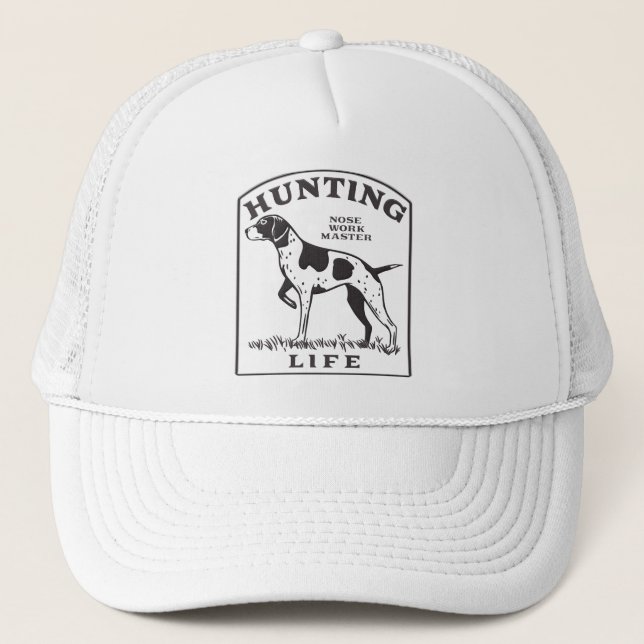 Casquette Chasse au chien (Devant)