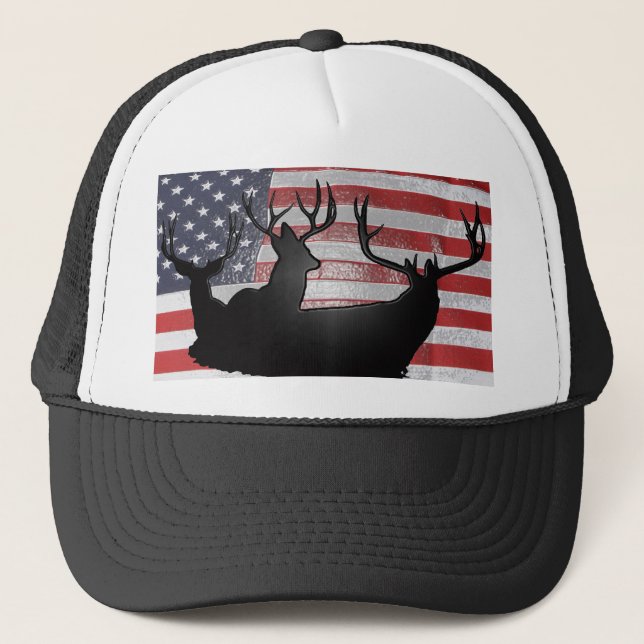 Casquette Chasseur américain de cerfs communs (Devant)