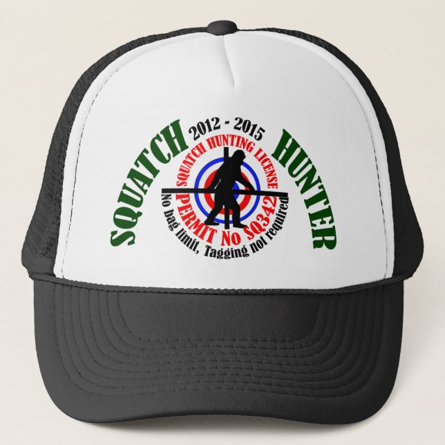 Casquette Chasseur de Squatch (Devant)