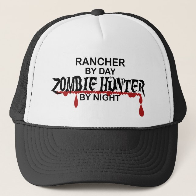 Casquette Chasseur de zombi de propriétaire d'un ranch (Devant)