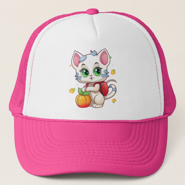 Casquette Chat À L'École-85241 (Devant)