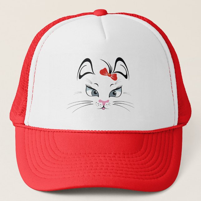 Casquette Chat à mât rouge (Créateur téléchargé)