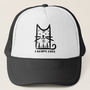 Casquette Chat à moustaches, j'adore les chats
