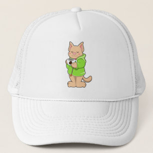 Casquette Chat avec Coupe de Café & Pyjamas