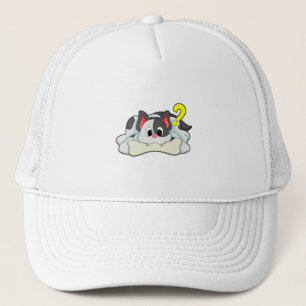Casquette Chat avec os