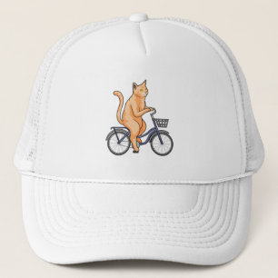 Casquette Chat avec vélo