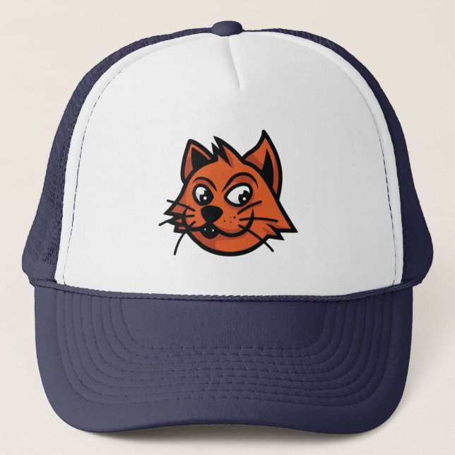 Casquette Chat CD de camionneur de logo (Devant)